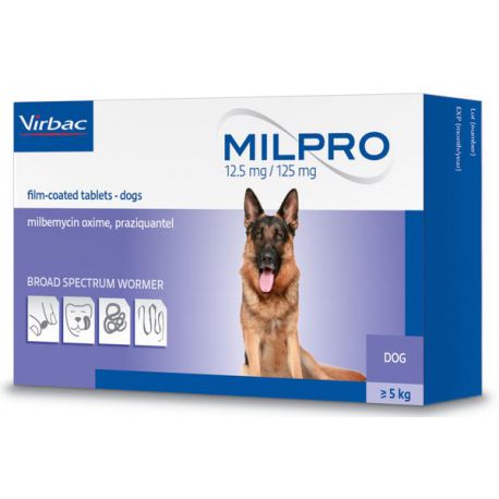 Milpro™ Chien - Vermifuges large spectre - Virbac / Direct-Vet