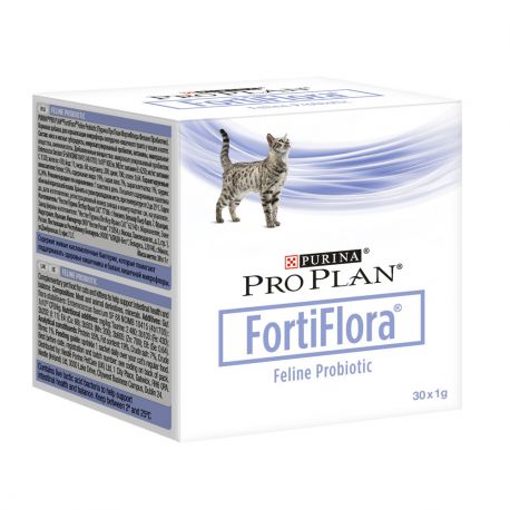 Purina Pro Plan Fortiflora pour Chat - boite de 30 sachets de 1 gr